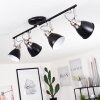 Gralingen Lampa Sufitowa nikiel matowy, czarny, 4-punktowe