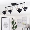Gralingen Lampa Sufitowa nikiel matowy, czarny, 4-punktowe