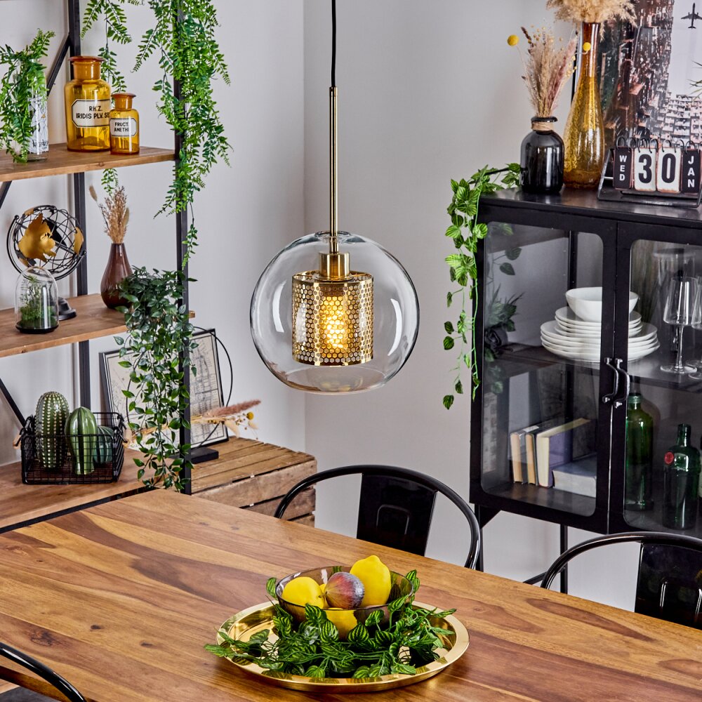 Espejuelo Lampa Wisząca Mosiądz, Czarny, 1-punktowy main product photo