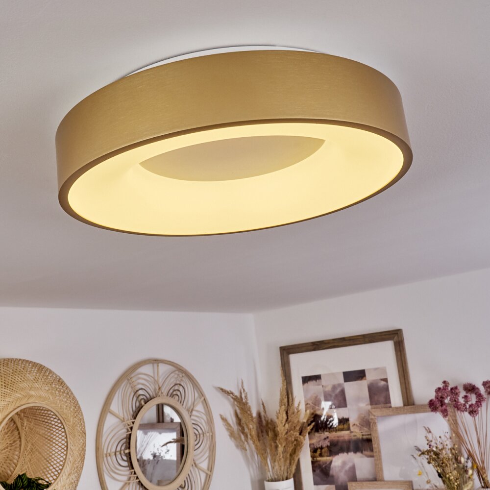 Playas Lampa Sufitowa LED Złoty, Biały, 1-punktowy main product photo