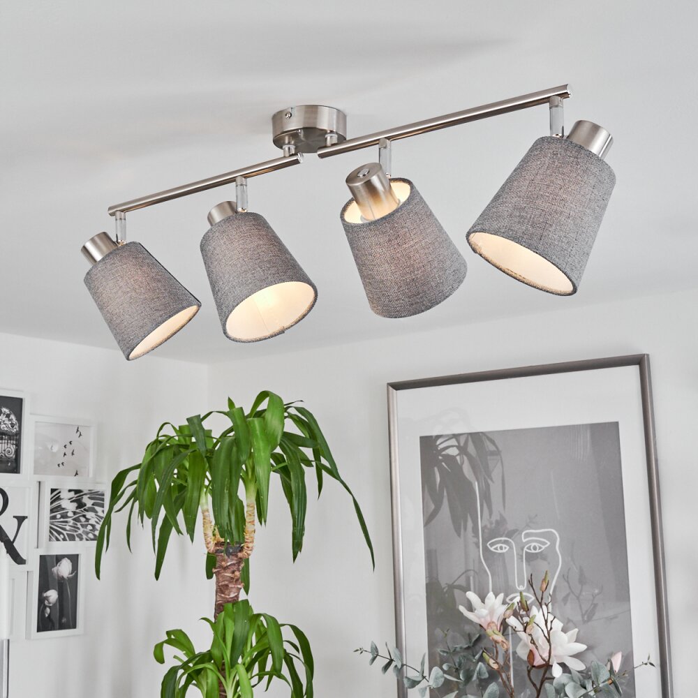 Peralonso Lampa Sufitowa Nikiel matowy, 4-punktowe main product photo