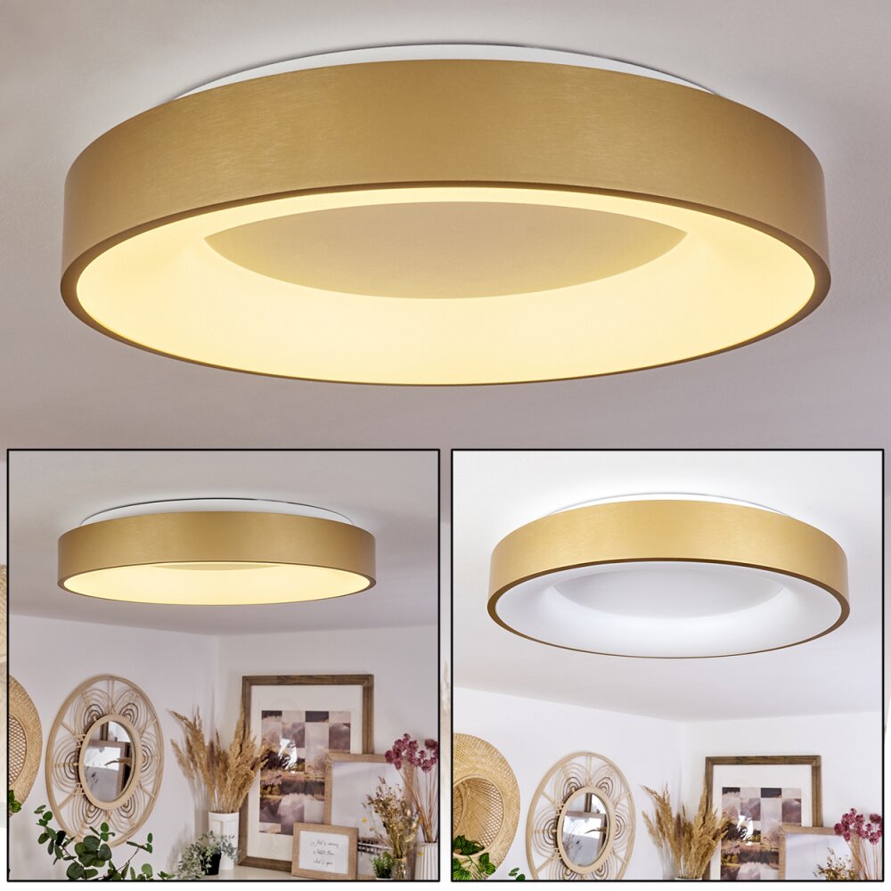 Playas Lampa Sufitowa LED Złoty, Biały, 1-punktowy main product photo