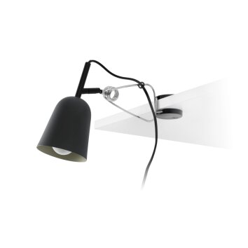 Faro Barcelona Studio Lampa biurkowa Czarny, 1-punktowy