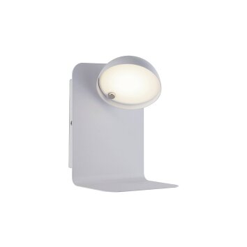 Luce Design BOING Lampa ścienna LED Biały, 1-punktowy