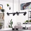 Zuoz Lampa Wisząca Czarny, 4-punktowe
