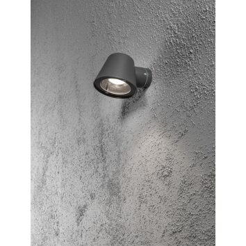 Konstsmide Trieste lampa ścienna Czarny, 1-punktowy