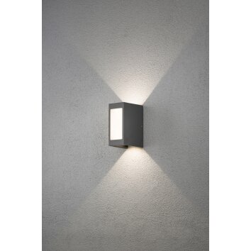 Konstsmide Cremona Lampa ścienna LED Antracytowy, 2-punktowe