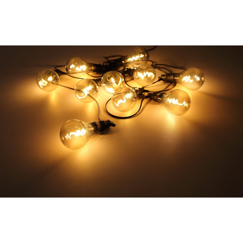 Globo Łańcuch świetlny LED Czarny, 10-punktowe main product photo