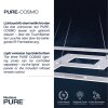 Paul Neuhaus PURE-COSMO Lampa Wisząca LED Aluminium, 44-punktowe, Zdalne sterowanie