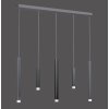 Paul Neuhaus PURE-GEMIN Lampa Wisząca LED Aluminium, Czarny, 5-punktowe