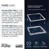 Paul Neuhaus PURE-LINES Lampa Sufitowa LED Aluminium, 1-punktowy, Zdalne sterowanie