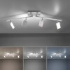 Paul Neuhaus PURE-MIRA Lampa Sufitowa LED Aluminium, 4-punktowe, Zdalne sterowanie