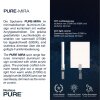 Paul Neuhaus PURE-MIRA Lampa Sufitowa LED Czarny, 2-punktowe, Zdalne sterowanie