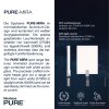 Paul Neuhaus PURE-MIRA Lampa Sufitowa LED Czarny, 4-punktowe, Zdalne sterowanie
