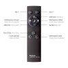 Paul Neuhaus PURE-MIRA Lampa Sufitowa LED Czarny, 4-punktowe, Zdalne sterowanie