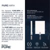 Paul Neuhaus PURE-MIRA Lampa Sufitowa LED Czarny, 6-punktowe, Zdalne sterowanie