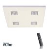 Paul Neuhaus PURE-NEO Lampa Sufitowa LED Aluminium, 4-punktowe, Zdalne sterowanie