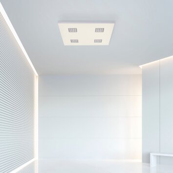 Paul Neuhaus PURE-NEO Lampa Sufitowa LED Aluminium, 4-punktowe, Zdalne sterowanie