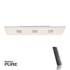 Paul Neuhaus PURE-NEO Lampa Sufitowa LED Aluminium, 3-punktowe, Zdalne sterowanie