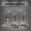Paul Neuhaus PURE-VEGA Lampa Wisząca LED Czarny, 9-punktowe