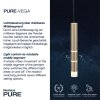 Paul Neuhaus PURE-VEGA Lampa Wisząca LED Mosiądz, 9-punktowe