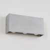 Morenos Zewnętrzny kinkiet LED Srebrny, Biały, 6-punktowe