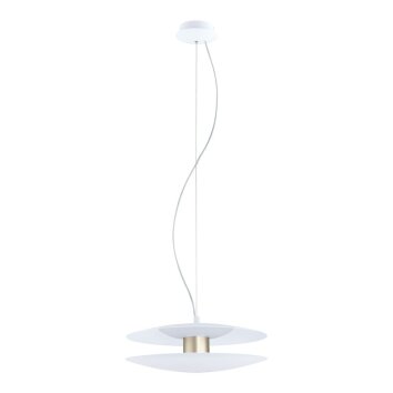 EGLO TRAPPETO Lampa Wisząca LED W kolorze szampana, Biały, 2-punktowe