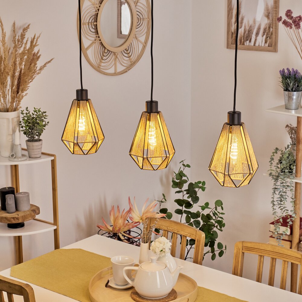 Pardieiro Lampa Wisząca Czarny, 3-punktowe main product photo