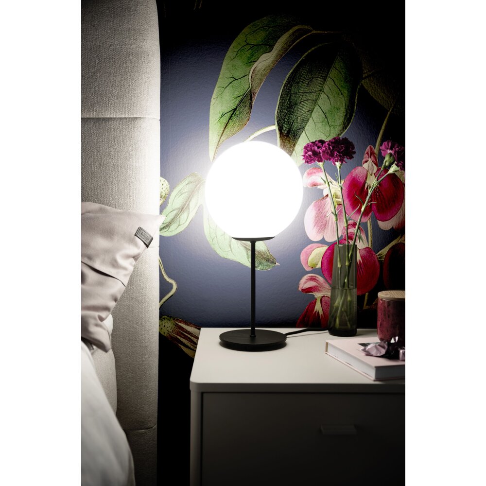 SCHÖNER WOHNEN-Kollektion PALAIS lampka nocna Czarny, 1-punktowy main product photo