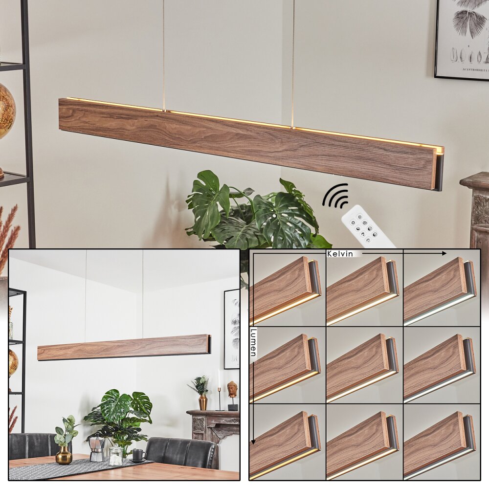 Blandford Lampa Wisząca LED Czarny, 1-punktowy, Zdalne sterowanie, Zmieniacz kolorów main product photo