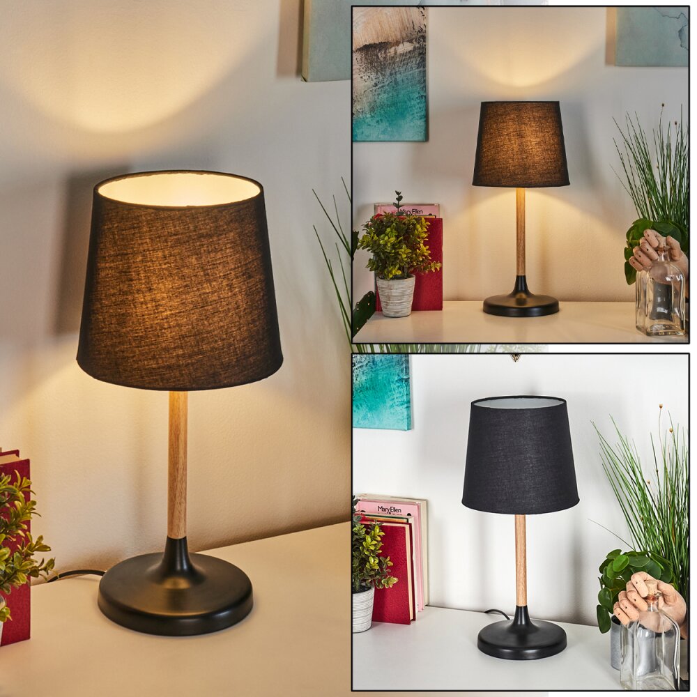 Frecheiro lampka nocna Ecru, Czarny, 1-punktowy main product photo