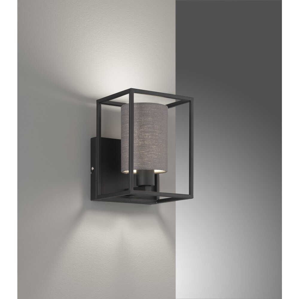 Fischer & Honsel Gilli Lampa ścienna Czarny, 1-punktowy main product photo