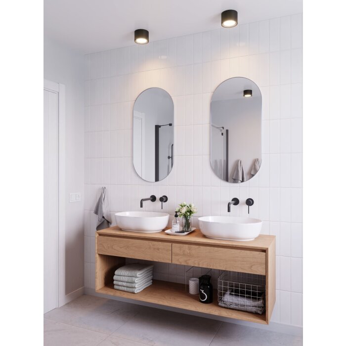 Nordlux LANDON Lampa Sufitowa LED Czarny, 1-punktowy