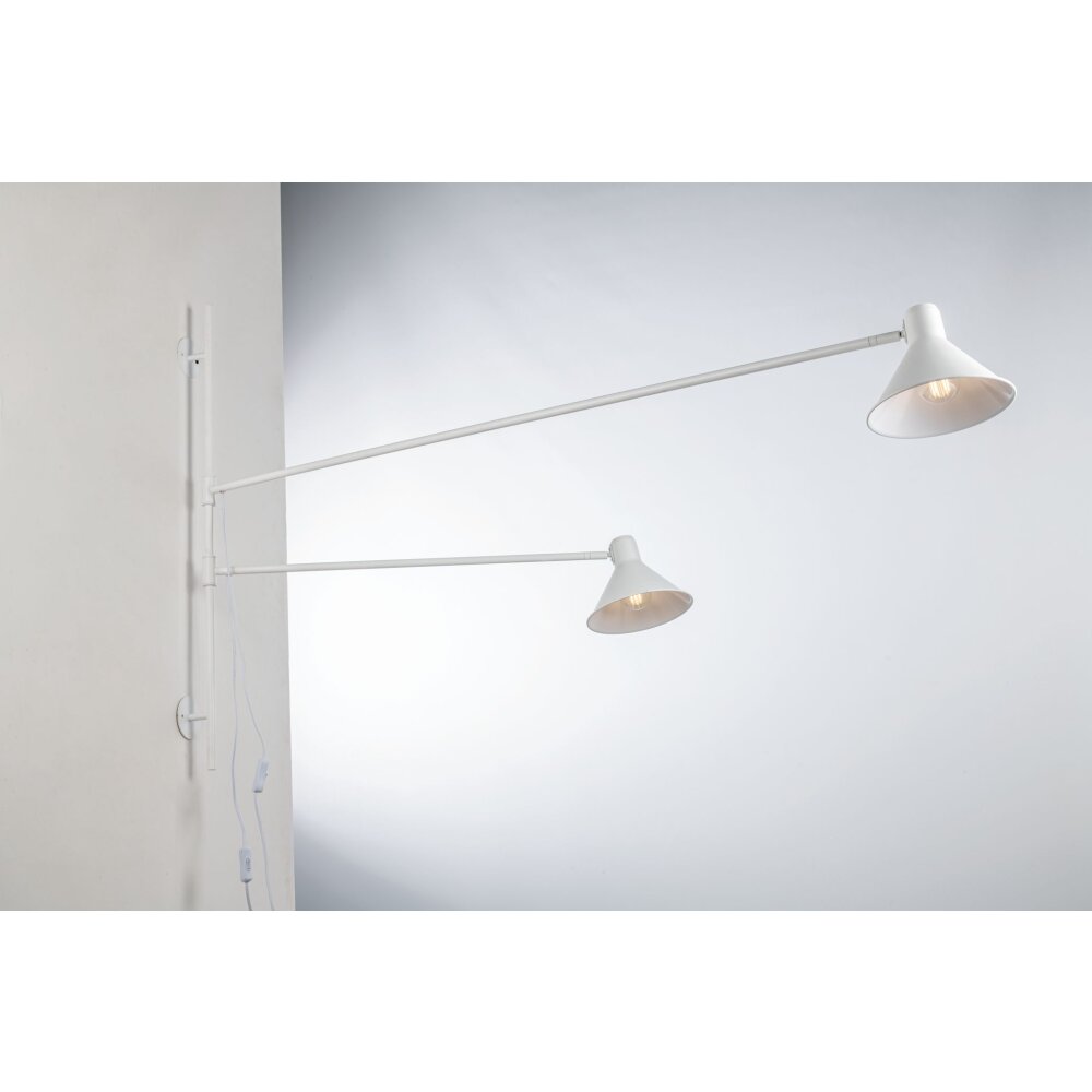 Luce-Design DUETTO Lampa ścienna Biały, 1-punktowy main product photo