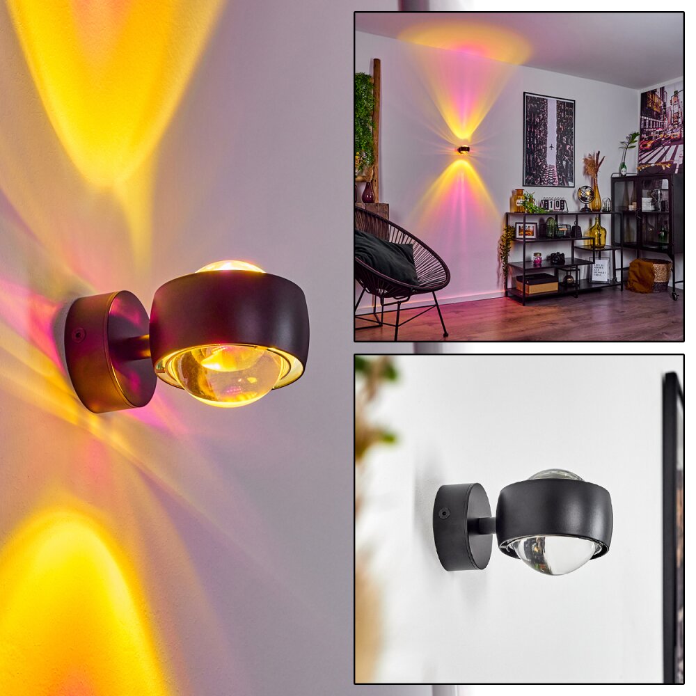 Sapri Lampa ścienna Czarny, 1-punktowy main product photo