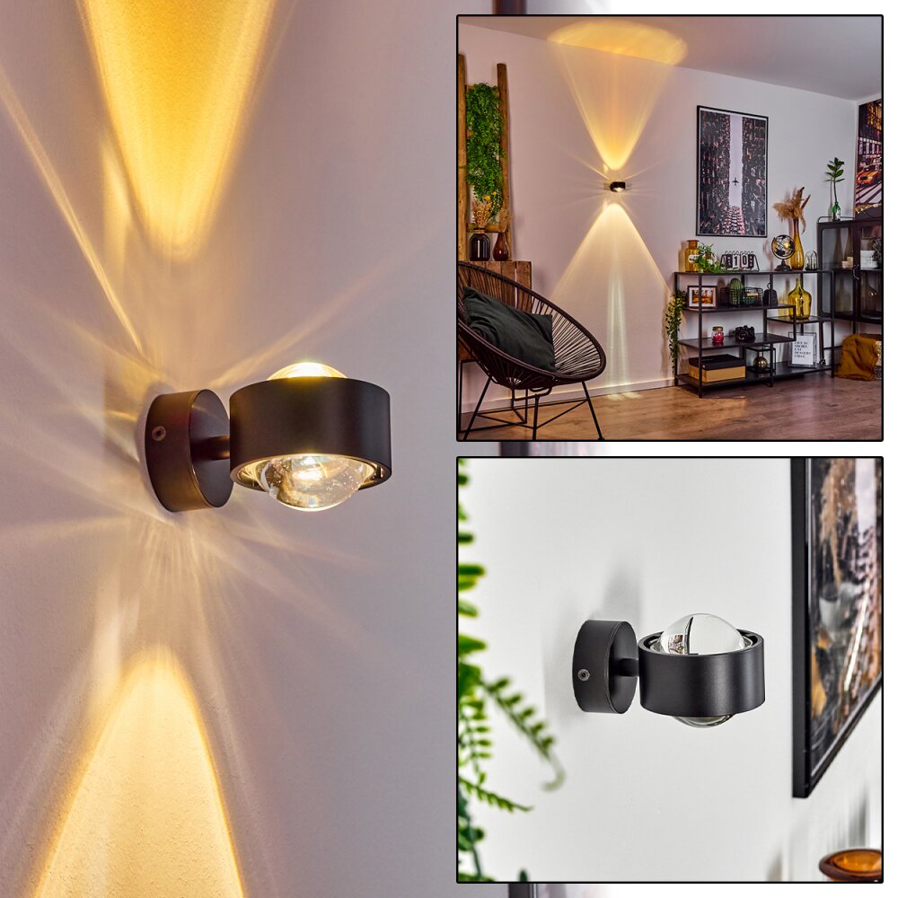 Sapri Lampa ścienna Czarny, 1-punktowy main product photo