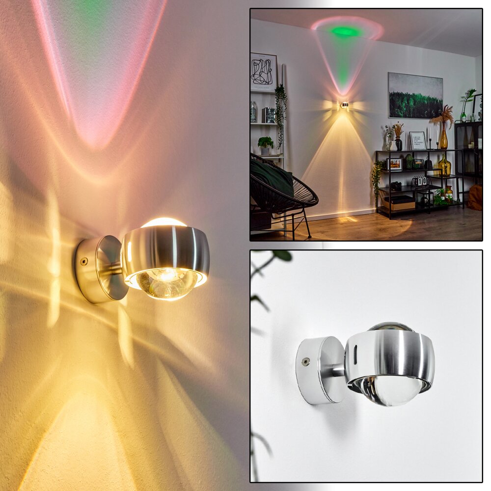 Sapri Lampa ścienna Srebrny, 1-punktowy main product photo