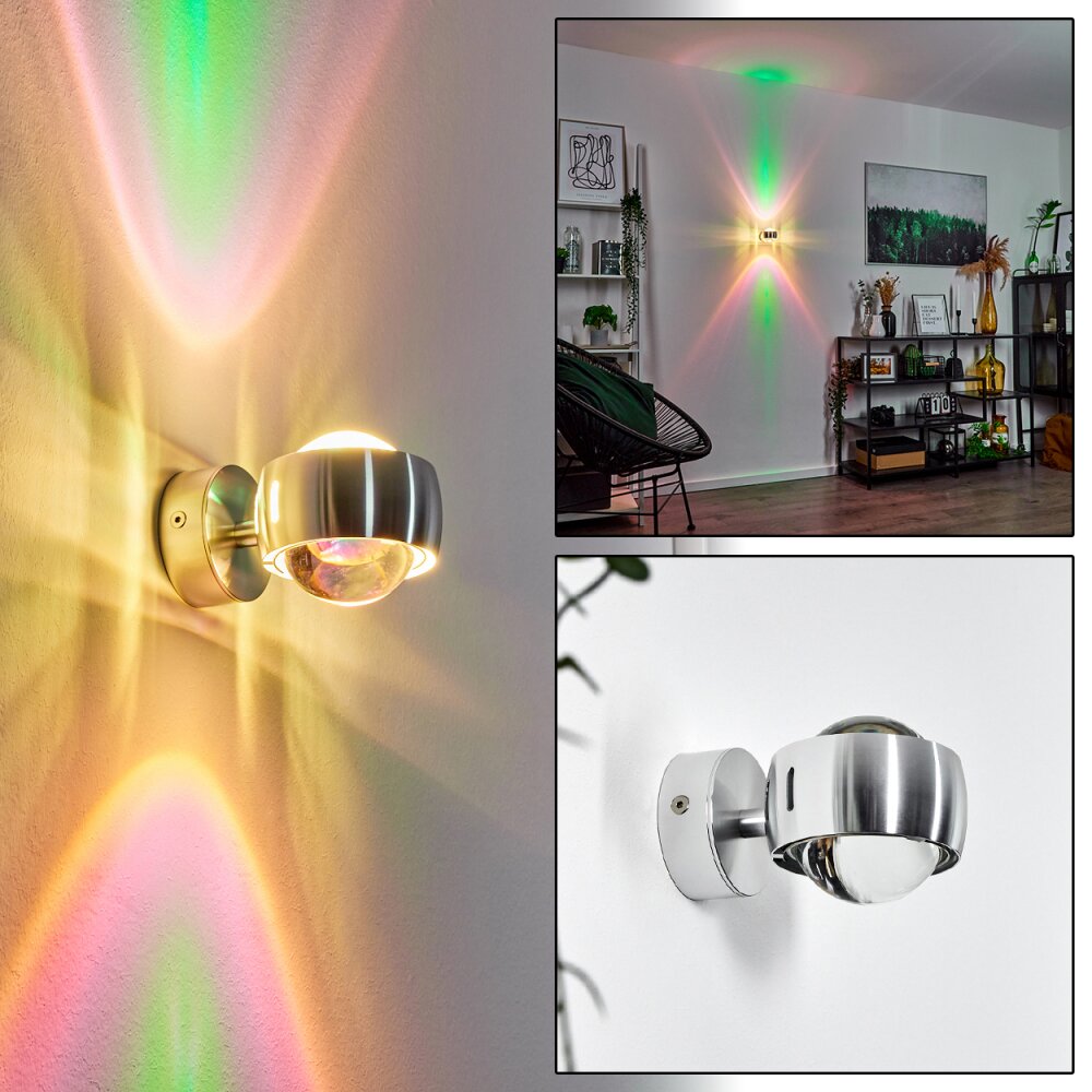 Sapri Lampa ścienna Srebrny, 1-punktowy main product photo