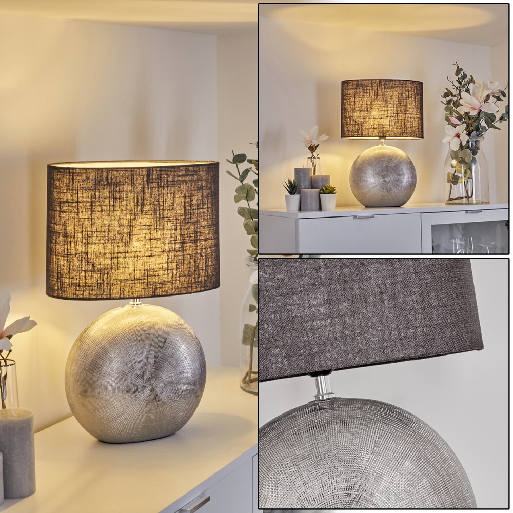 Lahnus lampka nocna Chrom, Czarny, 1-punktowy main product photo