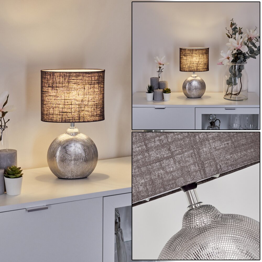 Lahnus lampka nocna Chrom, Srebrny, 1-punktowy main product photo