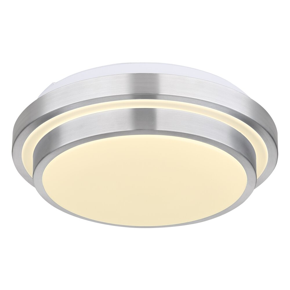 Globo GREGORY Lampa Sufitowa LED Aluminium, Biały, 1-punktowy, Czujnik ruchu main product photo
