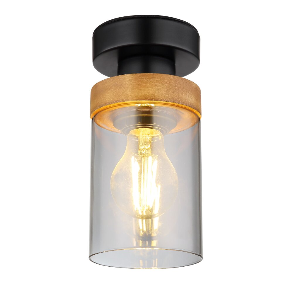 Globo FINCA Lampa Sufitowa Ecru, Czarny, 1-punktowy main product photo