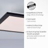 Leuchten-Direkt FLAT Lampa Sufitowa LED Czarny, 1-punktowy