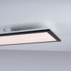 Leuchten-Direkt FLAT Lampa Sufitowa LED Czarny, 1-punktowy