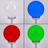Kanganbou Lampa solarna LED Srebrny, 4-punktowe, Zmieniacz kolorów
