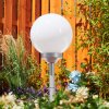 Kanganbou Lampa solarna LED Srebrny, 4-punktowe, Zmieniacz kolorów