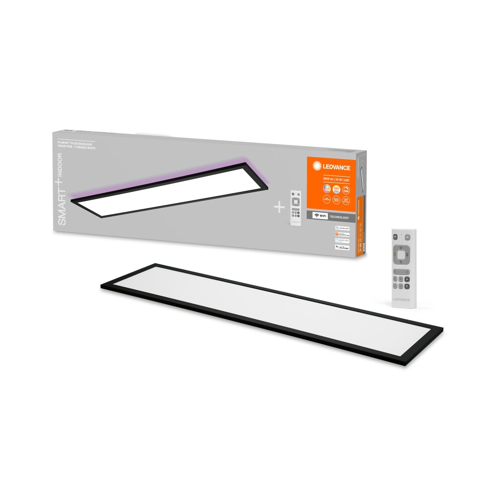 LEDVANCE PLANON Lampa Sufitowa Czarny, 1-punktowy, Zmieniacz kolorów main product photo