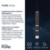 Paul-Neuhaus PURE-VEGA Lampa Wisząca LED Czarny, 3-punktowe