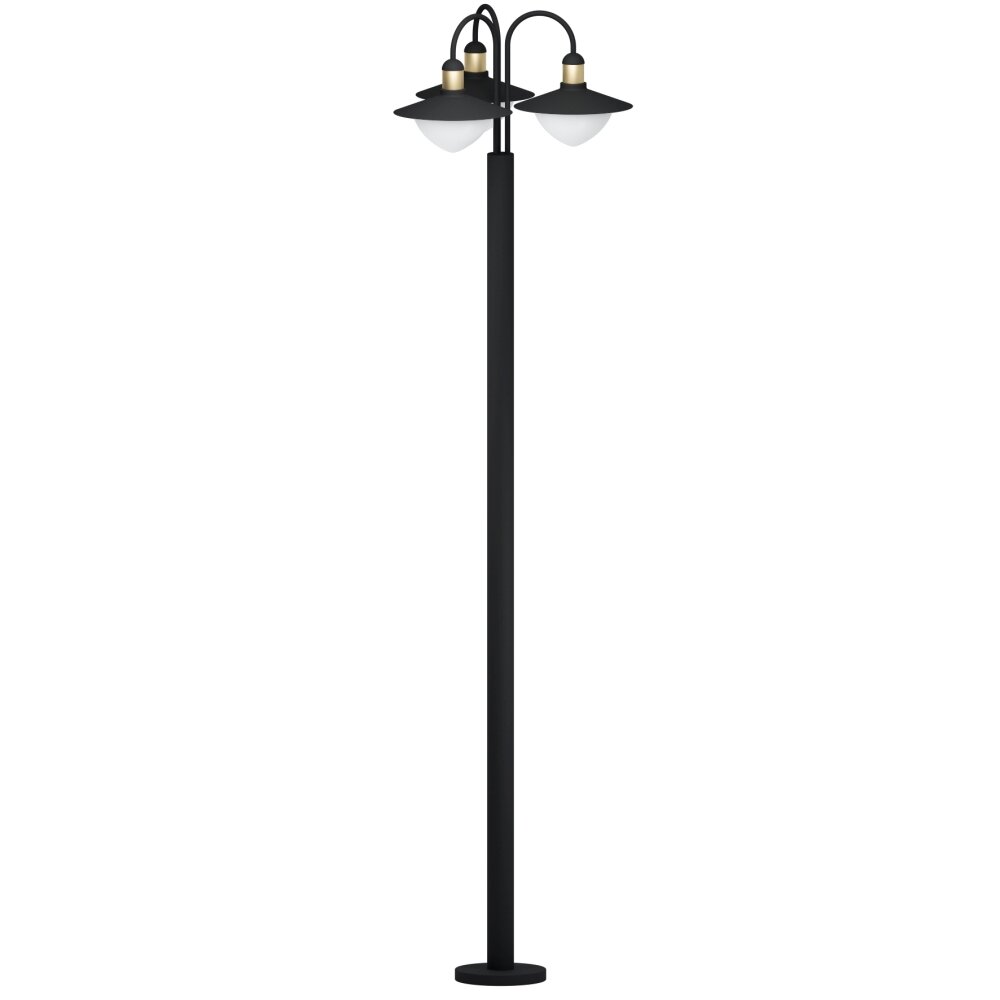 Eglo SIRMIONE Zewnętrzna Lampa Stojąca Złoty, Czarny, 3-punktowe main product photo