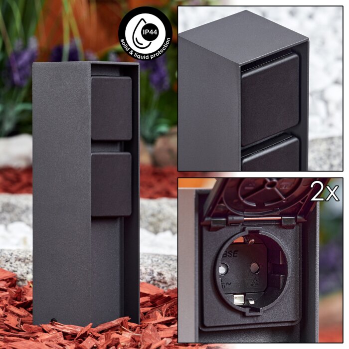 Reigolil słupek z gniazdkami H3607947 swiatlampy.pl